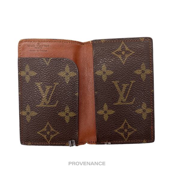 🔴 Louis Vuitton Pocket Organizer Card Wallet - Monogram Small "f" - Picture 7 of 7